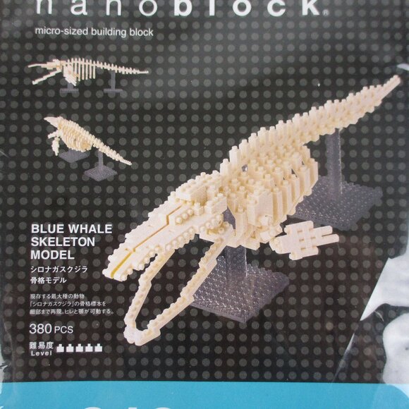 Nanoblock Blue Whale Skeleton Model (NBM-010) - Brand New - Picture 4 of 4